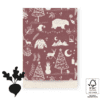 Cadeauzakje<BR>Vintage kerst<BR>17x25cm