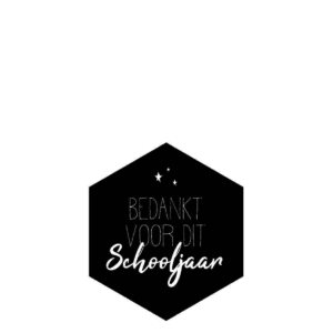 Stickers<BR>Bedankt voor dit schooljaar<BR>10 stuks