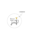 Stickers<BR>Knuf voor de juf<BR>10 stuks