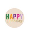 Stickers<BR>Happy Birthday(XL)<BR>10 stuks