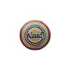 button met tekst alaaf en rood geel groene strepen