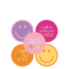 stickermix met smiley stickers en stickers met opdruk om een smile te bezorgen