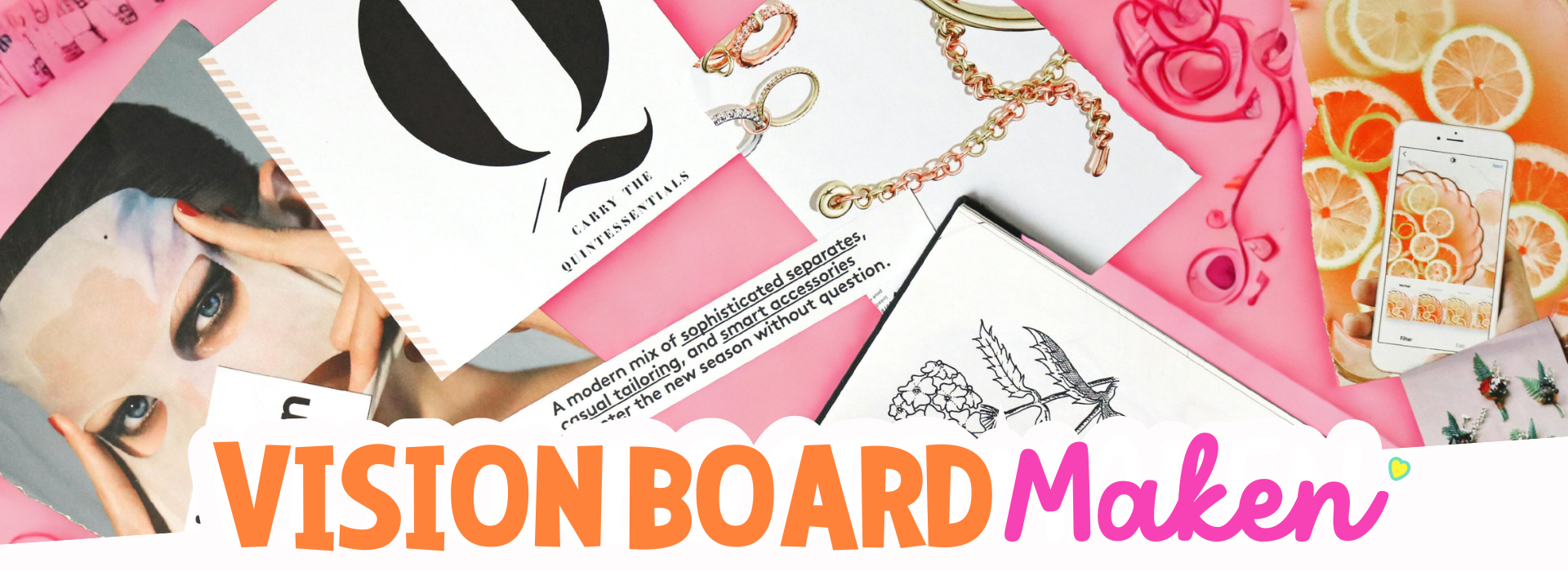 banner vision board maken desktop