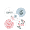 sticker mix kerst met diverse opdrukken